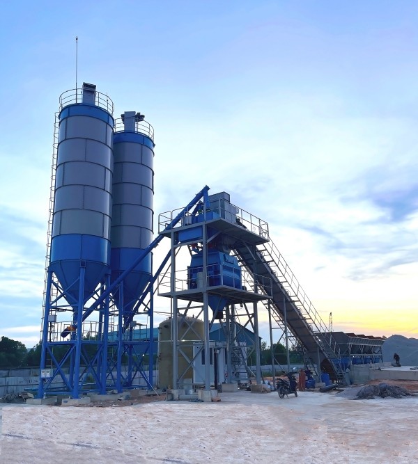 出口HZS90Q搅拌站